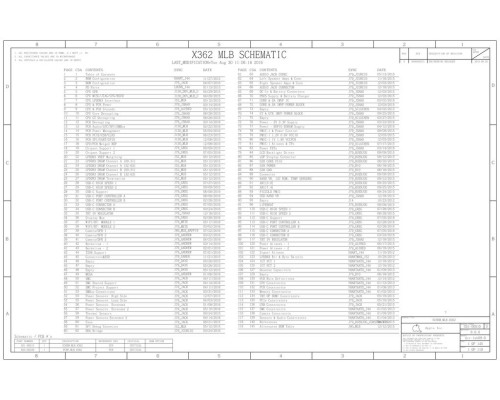 APPLE MACBOOK PRO A1706 X362 820-00239 051-00515 SCHEMATIC